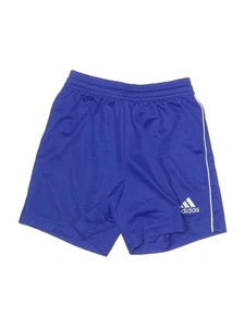 Adidas Girls Blue Athletic Shorts 6 - Picture 1 of 2