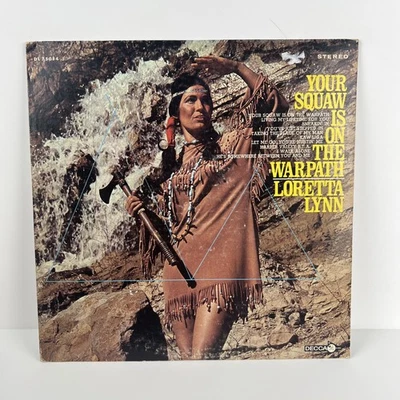 Loretta Lynn Your Squaw Is On The Warpath Decca DL 75084 Stereo LP Vinyl - Image 1 of 4