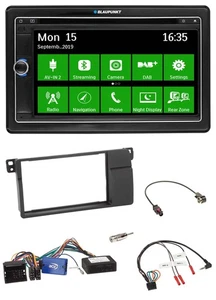 Blaupunkt Bluetooth 2DIN Lenkrad DAB USB TMC Navigation für BMW 3er E46 2002-200 - Bild 1 von 12