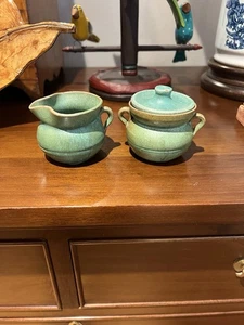 A.R. Cole Sanford, NC Pottery Cream And Sugar - Picture 1 of 6
