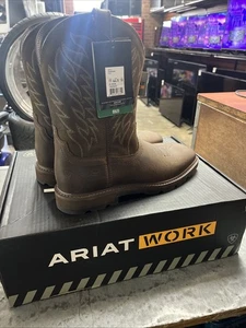 Ariat Herren Groundbreaker Runde Weiche Spitze Stiefel GRÖSSE 11EE Weite - 10020059 - Bild 1 von 12