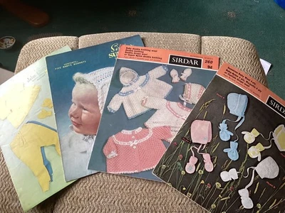 1960s vintage Baby Knitting Patterns (9) Sirdar & Paton & Baldwins - Image 1 of 4