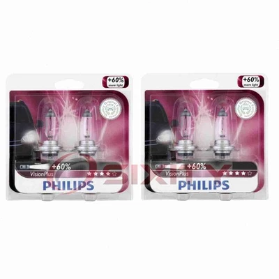 2 bombillas de faros de haz alto bajo Philips para Peugeot 2008 206 3008 306 405 zi Foto 1 de 4