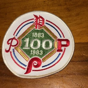 1983 Philadelphia Phillies 100th Anniversary Commemorative Jersey Sleeve Patch - Bild 1 von 2