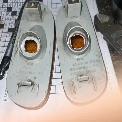 Luces de señalización laterales delanteras izquierda y derecha Mitsubishi Eclipse Eagle Talon 1995-1999 Foto 1 de 4