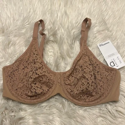 Chantelle 36D Bra Brown Norah Comfort Underwire Back Closure 13F1 NEW - Image 1 of 4