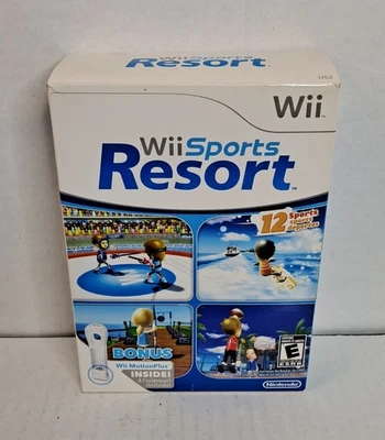 Wii Sports Resort Wii Big Box with Motion Plus Controllers New Read - Image 1 of 4