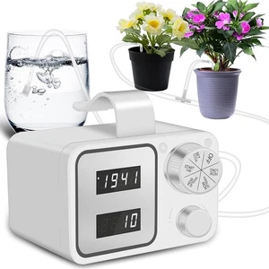 Sistema de riego automático interior para 20 plantas con alarma de agua baja y temporizador - Imagen 1 de 21