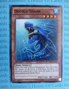 CBLZ-EN010 Double Shark Yu-Gi-Oh Card 1st Edition New - Picture 1 of 4