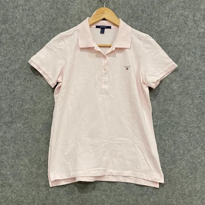Polo Gant Mujer Talla Mediana Ajustado Rosa Manga Corta Algodón 21813 Foto 1 de 4
