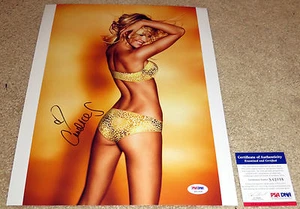 Pretty Candice Swanepoel Signed 11x14 Victoria's Secret D&G PSA/DNA - Picture 1 of 1