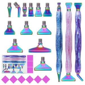 5D Resin Diamond Painting Pen Thread Metal Replacement Pen Heads Point Drill Pen - Picture 1 of 36