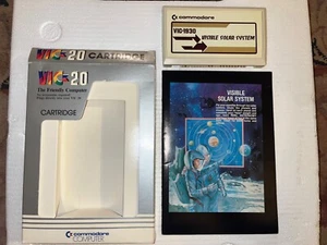 Visible Solar System Commodore Vic-20 Vintage Complete CIB Cartridge Box Manual - Picture 1 of 1