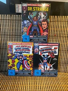 Marvel Origins MediaBook Set: Dr. Strange/Captain America 1/2 (9-Disc BD/DVD) - Bild 1 von 12