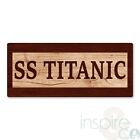 SS Titanic - Metal Door Plaque - Disaster Boat Ice Ship Family Movie 90s Gift