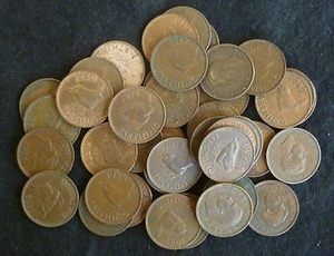 Farthings Bulk Lot Of 40 George VI Wren 1/4d Circulated 1937 - 1952 - Picture 1 of 1