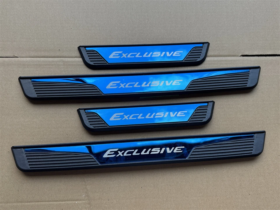 Protector de placa de desgaste de umbral de puerta para Nissan Pathfinder exclusivo acero inoxidable 4x Foto 1 de 4