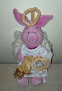Plush Piglet Angel 20cm Winnie the Pooh 2000 Original Disney Plush Soft Toys - Picture 1 of 1