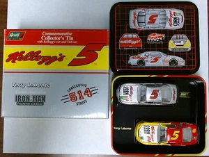Terry Labonte 1996 Revell 1/64 Kellogg's Iron Man Tin Set 514 Consecutive Starts - Picture 1 of 5
