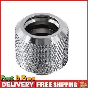 14mm G1/4 Acrylic Hard Tube Hand Twist 3 Laps for PC Computer (Silver) ~ - Bild 1 von 10
