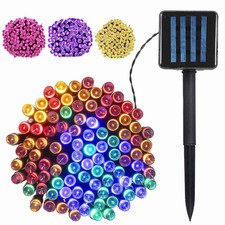 100/200/300 LED Fairy String Lights Solar Outdoor Garden Party Waterproof Lights