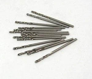 Screw Machine Drills #48 0.076" HSS 118° 11/16" LOC x 1-11/16" USA (14 Pcs) - Picture 1 of 1