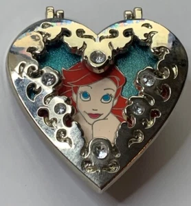 DISNEY Pin Ariel Locket Shopping Store Le 300 The Little Mermaid Princess Heart - Picture 1 of 2