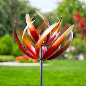 LOTUS WIND SPINNER - FLAME - Picture 1 of 3