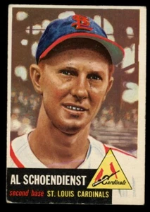1953 Topps #78 Red Schoendienst - VG CREASE FREE - Picture 1 of 2