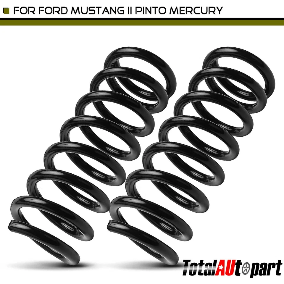 2x Juego de muelles helicoidales para Ford Mustang II 1974-1978 Pinto Mercury Bobcat parte delantera Foto 1 de 4