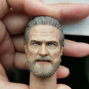 Delicate Painting 1/6 Scale Tron Legacy Kevin Flynn Head Sculpt Fit 12" Figure - Picture 1 of 4
