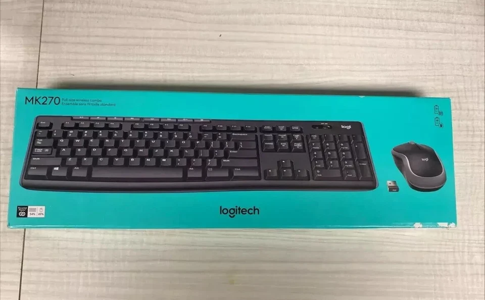 Logitech MK270 Wireless Keyboard and Mouse Combo - Image 1 of 2