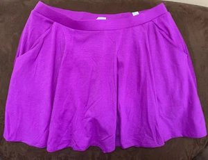 JUSTICE SKORT PURPLE SIZE 16 FLOWY W/POCKETS SUPER CUTE!! - Picture 1 of 3