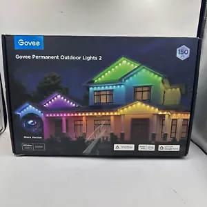 Govee H705F Permanent Outdoor Lights 2 - Smart RGBIC, 108 LEDs - 150ft Black - Picture 1 of 10