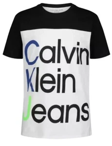 NWT CALVIN KLEIN Youth Boys Yoke Pieced T-shirt - Picture 1 of 6