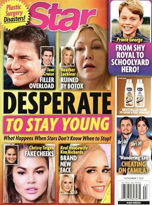 STAR Magazine Nov. 1 2021 Tom Cruise Heather Locklear Plastic Surgery Disasters - Image 1 of 2