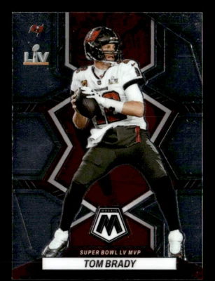 Panini Mosaic #291 2022 Tom Brady Super Bowl MVP Foto 1 de 2