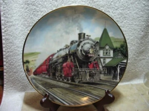 ARTAFFECTS THE ALTON LIMITED COLLECTIBLE TRAIN PLATE JIM DENEEN - Picture 1 of 2