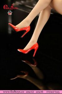 Bottes modèles Feeltoys 1/12 élégantes chaussures à talons hauts pour femmes pour figurine féminine 6"