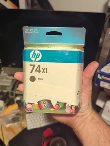 New May 2010 Genuine HP 74XL Black Ink Cartridge CB336WN - Picture 1 of 4