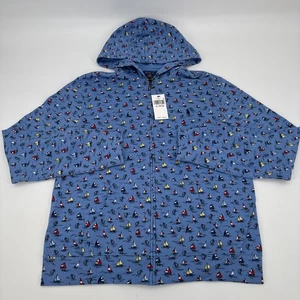 Polo Ralph Lauren Jungen Segelboot-Print Spa Frottee Full-Zip Hoodie Gr. XL (18-20) Neu mit Etikett - Bild 1 von 5