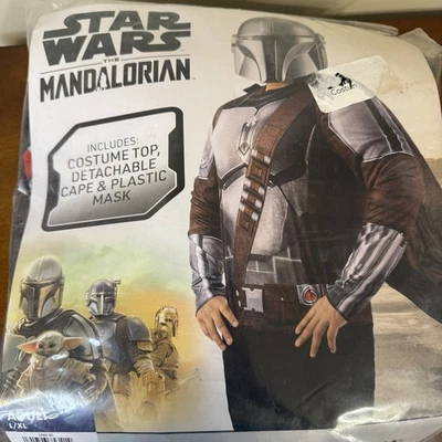 Disney Star Wars мандалорский костюм взрослый размер большой/X-Large совершенно новый ** - Изображение 1 из 4
