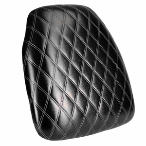 Black Vinyl Chiavari Cushion with Bentley Stitching by Chivari - Picture 1 of 8