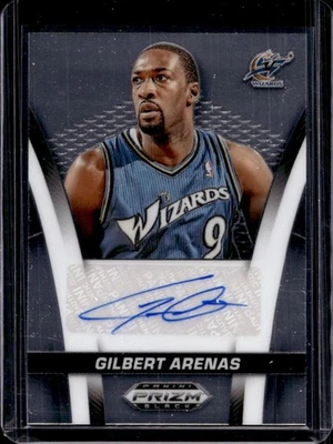 2024-25 Prizm Black Gilbert Arenas Flashback Signatures Auto #16 Wizards - Image 1 of 2