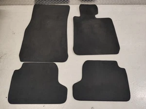 Original BMW 1 2er F21 F22 Innenraum Fußmatten Schwarz Teppiche Velours Set x4 RHD - Bild 1 von 6