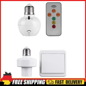 E27 Funk-Fernbedienung, Lampenfassung, Schalter, Sockel, Ger? f? LED-Leuchtmitte - Bild 1 von 5