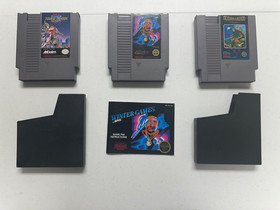 Nintendo NES Games Lot - Commando, Double Dragon II, Winter Games Good Tested!!