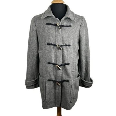 Banana Republic Men's Gray Wool Blend Toggle Buttons Winter Classic Coat Size XL - Image 1 of 4