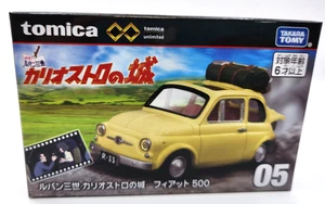 TOMICA Unlimited Lupin III Castle of Cagliostro Fiat 500 No. 5 Diecast Car Japan - Picture 1 of 6