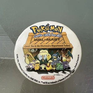 90s Pokemon Red & Blue Games Walmart Employee Promo Display Store Pin - Bild 1 von 7